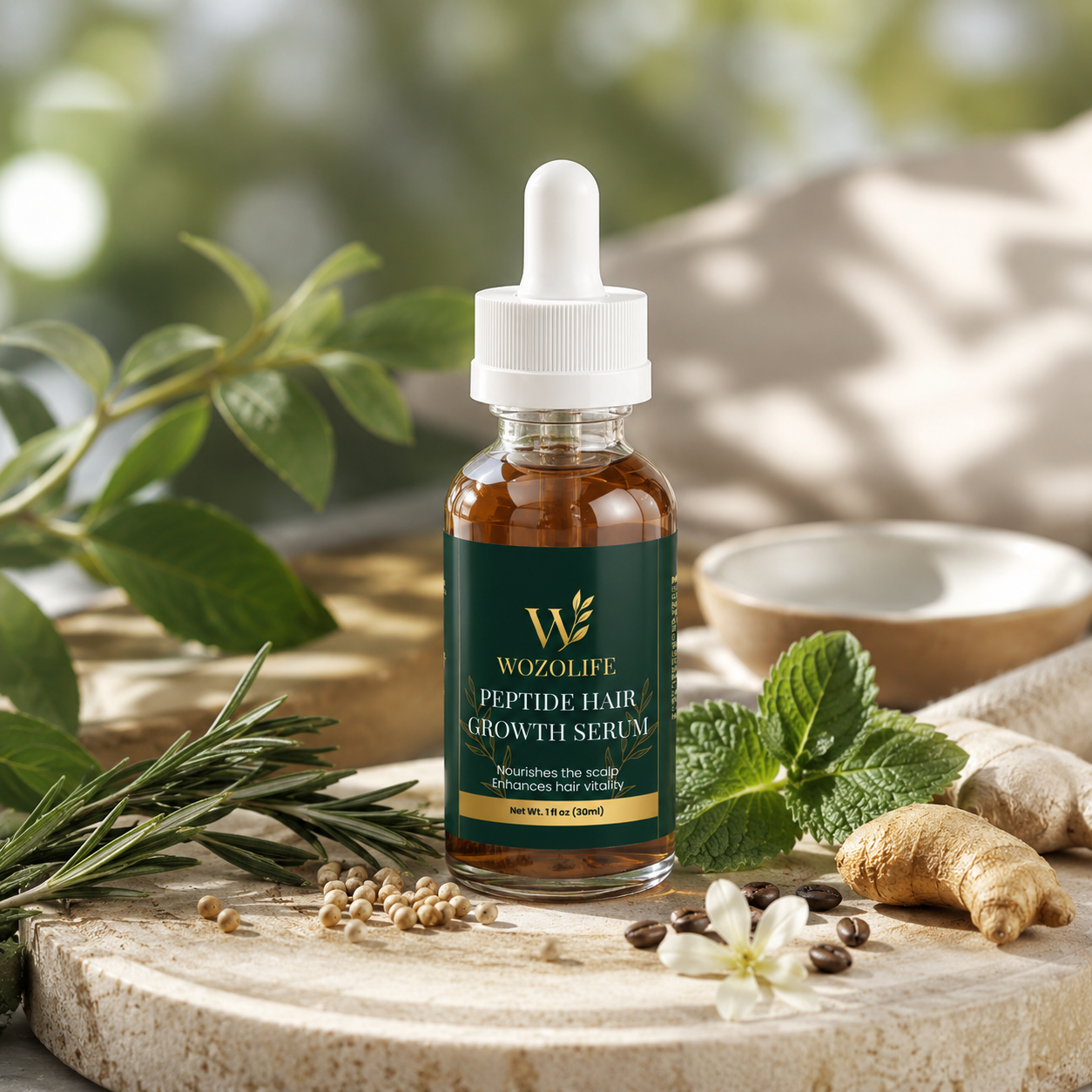 Wozolife Peptide Hair Growth Serum